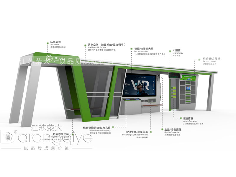 公交候車亭廠家影響公交站臺(tái)建成效果配圖一