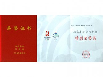 北京奧運(yùn)會殘奧會特別榮譽(yù)獎